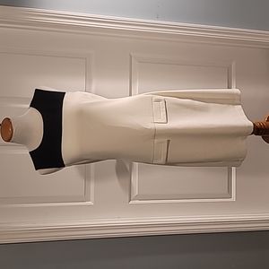 Muse Black and Off White Dress-Size 6